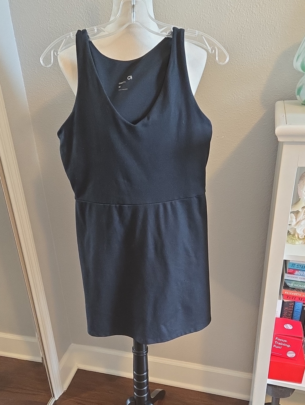 GAP Black Scoop Neck Skort